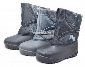Сапоги подростк.ЭВА 554 штрихи серо-синие (38-41)(1х8)