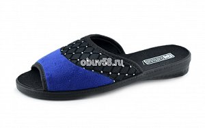 Тапочки жен."DaNvest" СО-06-2 синий (37-41) (1х6)(1х36)