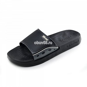Шлепанцы мужские "Эмальто" E-023M-2 черно-серый (41-45) (1х6) (1х48) Шлепанцы мужские "Эмальто" E-023M-2 черно-серый (41-45) (1х6) (1х48)