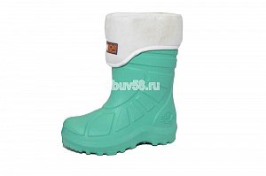 Сапоги дет. ЭВА 2603 У мятный/белый (34-36) асс.(1х6) 3шт.