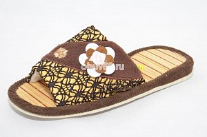 Тапочки жен.А 2713 откр.соломка бантики (36-41)(1х6)