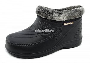 Галоши жен.  ЭВА "Grand.M" М026 черные (37-41) (1х12)