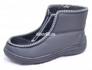 Ботинки жен."Style"искож на молнии Нерпа черные (37-41) (1х7) 