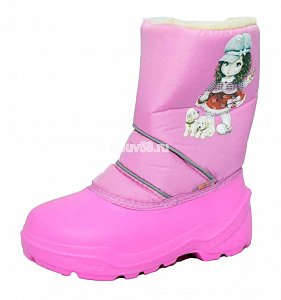 Сапоги дет.ЭВА 575 девочка и щенки (27-33) асс.(1х7)