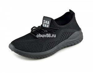 Кеды мужские "Шагах" М-12 черный (1х6) (40-45)