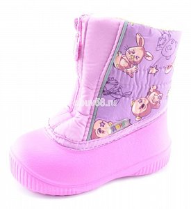 Сапоги  м/дет. ЭВА 561/02 зайцы на розовом (21-26) асс.(1х12)