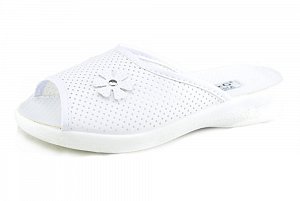 Сабо женское RG 326-450 белое з.н.цветок пробка (1х6) (36-40)