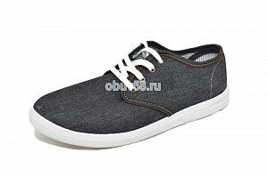 Кеды мужские "NIKA"002-ч бел.шн. (1х7) (39-45)