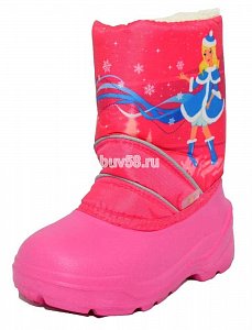 Сапоги дет.ЭВА 576 снегурочка/фуксия (27-33) асс.(1х7) Сапоги дет.ЭВА 576 снегурочка/фуксия (27-33) асс.(1х7)