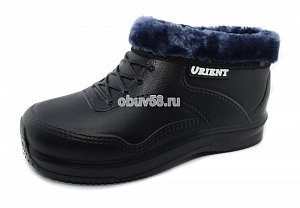 Галоши жен. ЭВА "Ориент" меховые черные (1х6) (37-41)