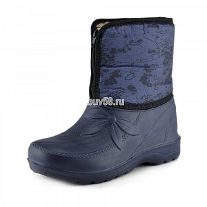 Сапоги женские "Астра" КМ сакура синяя (37-41)(1х12)