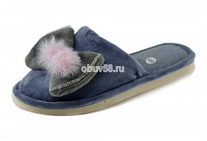 Тапочки жен.меховые ХВ 59 з.н.(36-41)(1x12) (1х120)