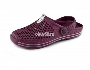 Кроксы женские "Эра"ЭкоСпорт вишневый (35-41)(1х8)(1х80)