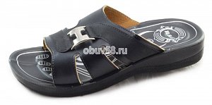 Шлепки мужские RG 326-468 чёрн.(40-44) (1х6)