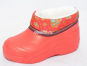 Галоши дет. ЭВА 530 Т кораллов. (1х24) (27-33) 4шт.