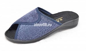 Тапочки жен.RG 326-073-2 открытые синие (36-40)(1х6)