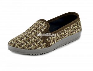 Тапочки жен."Вязанка"х/б "Style" (1х7) (37-41)