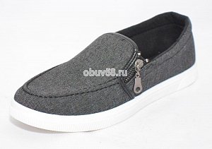 Кеды мужские  №4 черные (1х12) (41-46) 