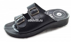 Шлепки мужские RG 326-558 черн.2 рем.(40-44) (1х6)