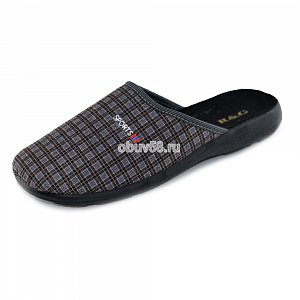 Тапочки муж. RG 326-479/9 закрыт.шотландка (40-44) (1х6) Тапочки муж. RG 326-479/9 закрыт.шотландка (40-44) (1х6)