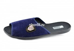 Тапочки муж."DaNvest" А-05-2 синий (40-45) (1х6)(1х36)