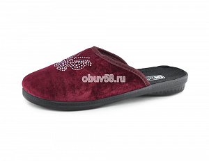 Тапочки жен."DaNvest" С-02-6 бордо (37-41) (1х6)(1х36)