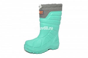 Сапоги дет. ЭВА 2601 мятный/т.серый (28-33) асс.(1х6)