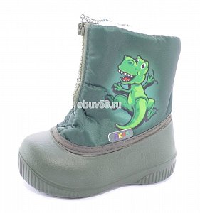 Сапоги  м/дет. ЭВА 566/01 динозаврик/хаки (21-26) асс.(1х12) 6шт.