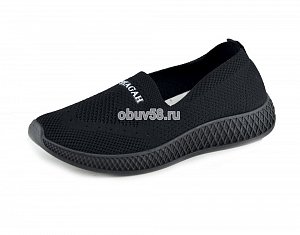 Кеды женские "Шагах" АЖ-черный (1х6) (36-41)