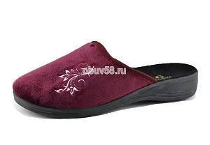 Тапочки жен.RG 326-676 Б бордо узор (38-40) (1х6)
